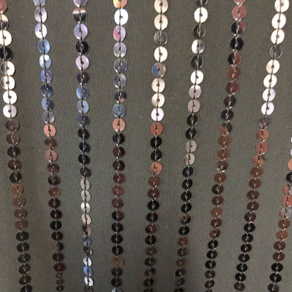 Lane Bryant Sheer Black w/Sequins Blouse Size 26/28 - Picture 4 of 4